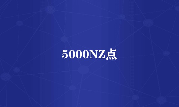 5000NZ点