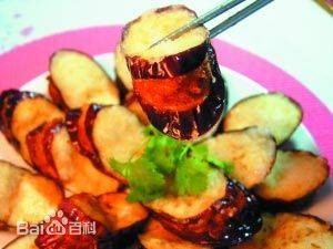 鲜味煎酿茄子