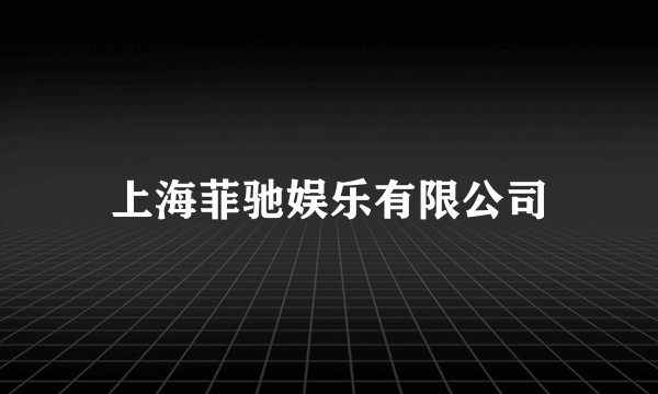 上海菲驰娱乐有限公司