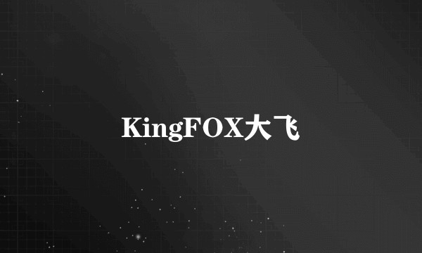 KingFOX大飞