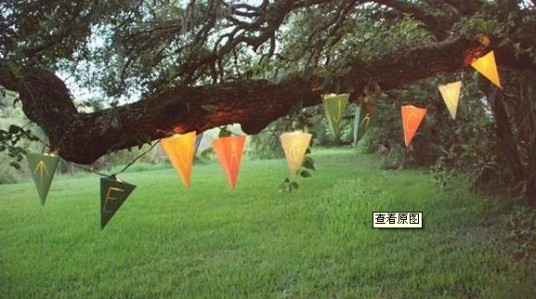 彩纸灯