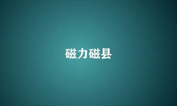 磁力磁县
