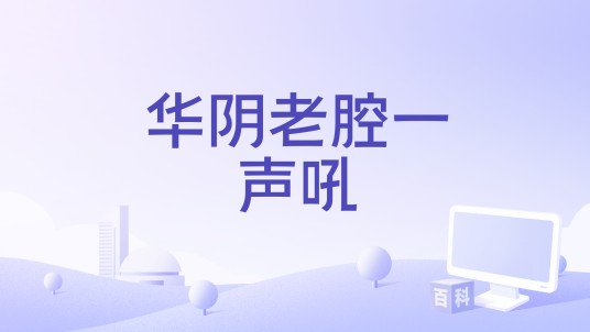 华阴老腔一声吼