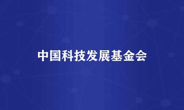 中国科技发展基金会