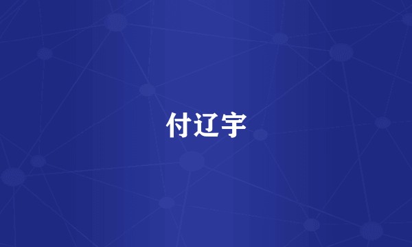 付辽宇