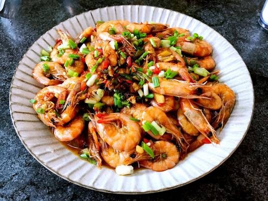 香辣炒虾