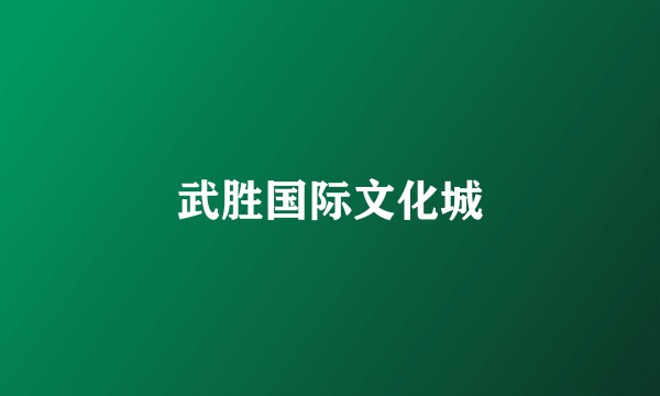武胜国际文化城
