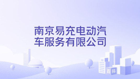 南京易充电动汽车服务有限公司