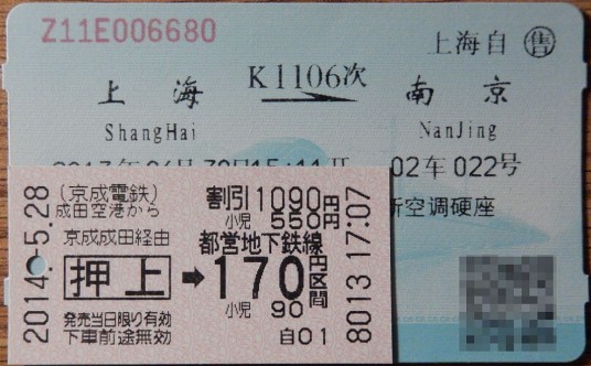 埃德蒙森式铁路车票
