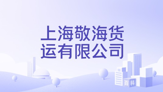 上海敬海货运有限公司