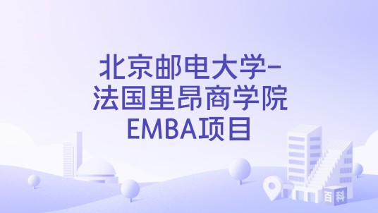 北京邮电大学-法国里昂商学院EMBA项目