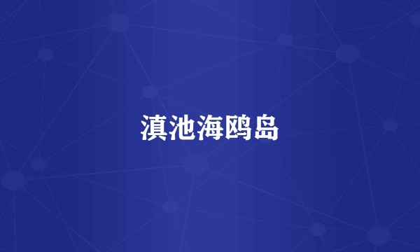滇池海鸥岛