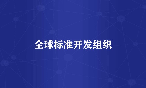 全球标准开发组织