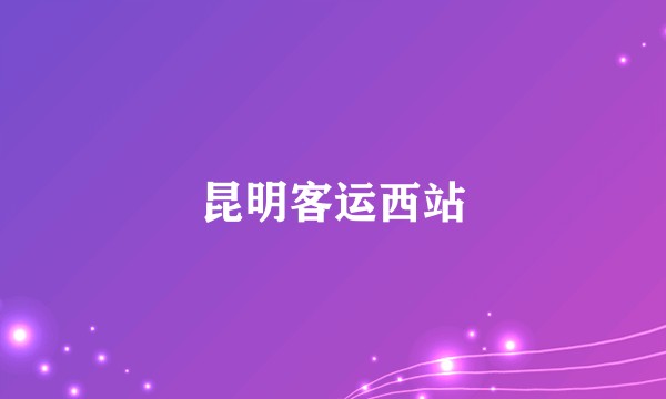 昆明客运西站