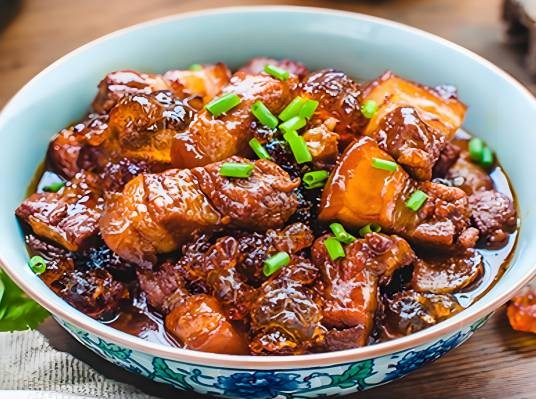 桃胶烧肉
