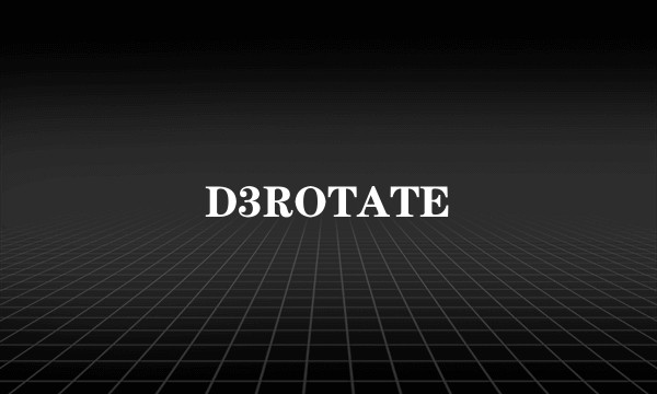 D3ROTATE