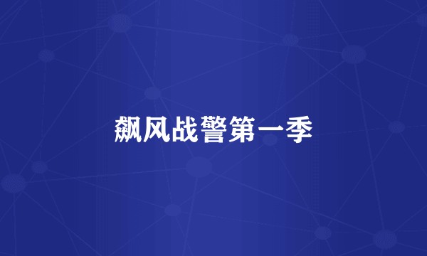 飙风战警第一季