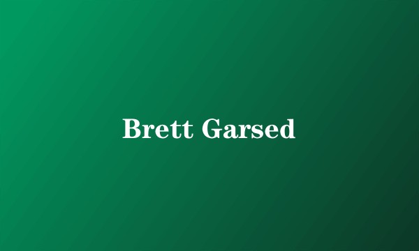 Brett Garsed