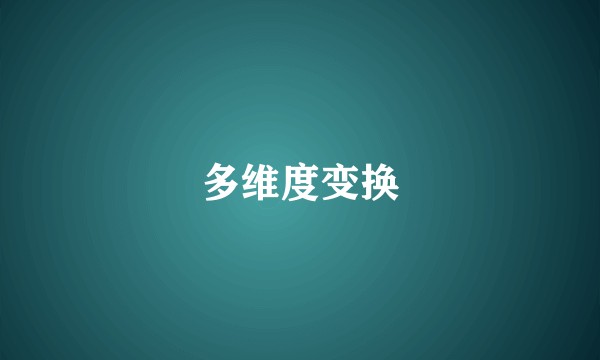 多维度变换