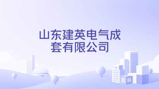 山东建英电气成套有限公司