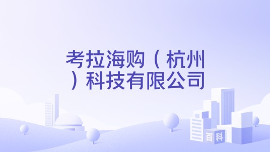 考拉海购（杭州）科技有限公司