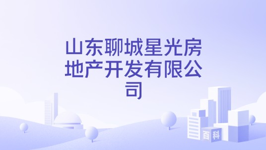 山东聊城星光房地产开发有限公司