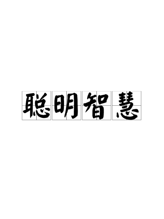 聪明智慧