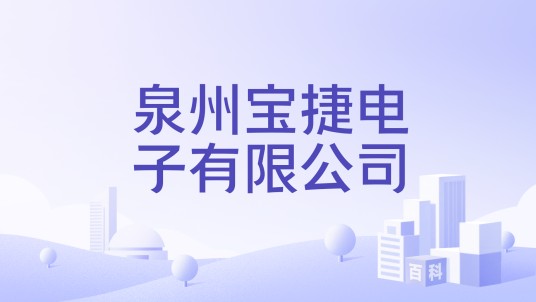 泉州宝捷电子有限公司