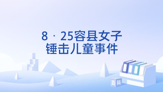 8·25容县女子锤击儿童事件