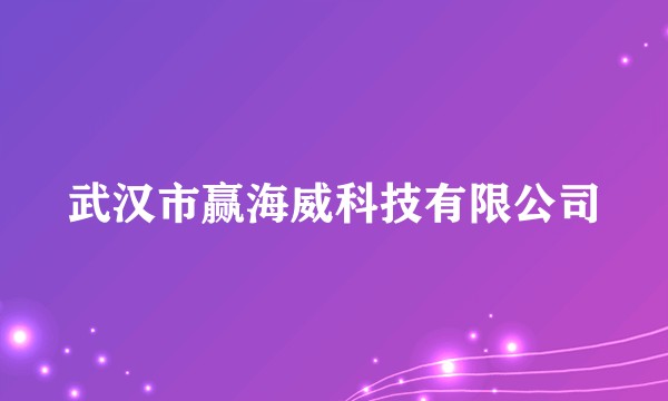 武汉市赢海威科技有限公司