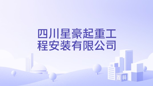 四川星豪起重工程安装有限公司