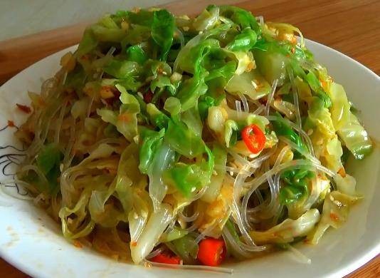 包心菜拌粉丝