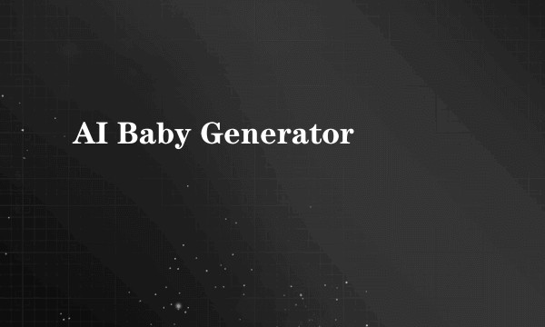 AI Baby Generator