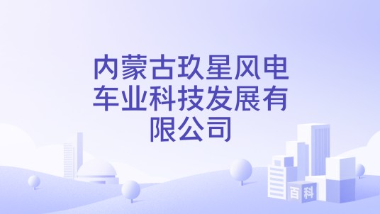 内蒙古玖星风电车业科技发展有限公司