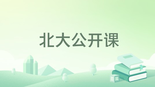 北大公开课（2024年北京大学出版社出版的图书）
