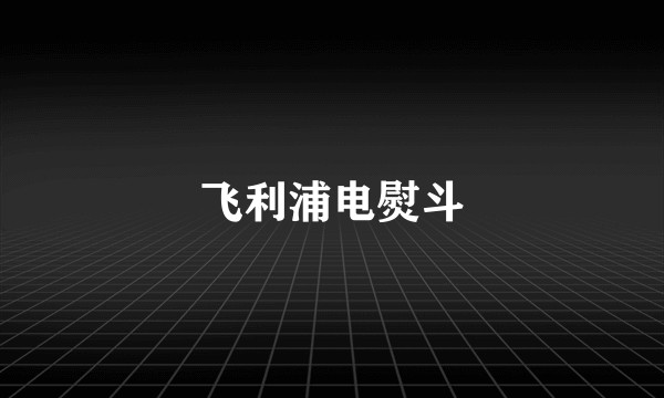 飞利浦电熨斗