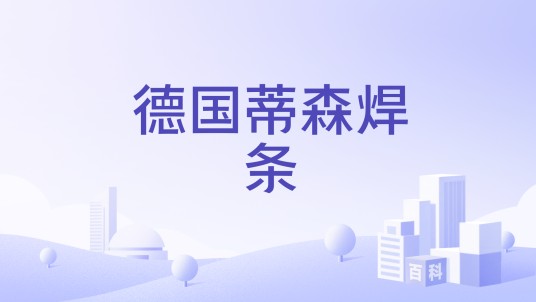 德国蒂森焊条