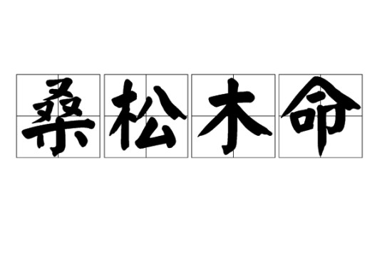 桑松木命