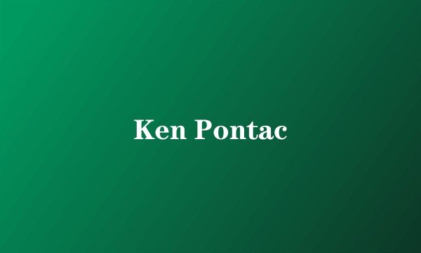 Ken Pontac