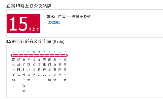 宜宾公交15路