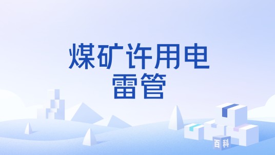 煤矿许用电雷管
