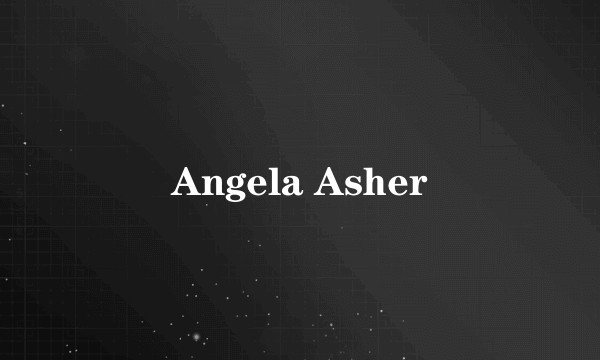 Angela Asher