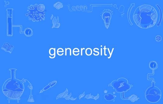 generosity