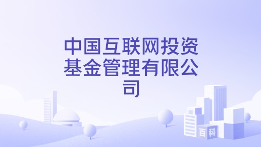 中国互联网投资基金管理有限公司