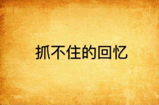 抓不住的回忆