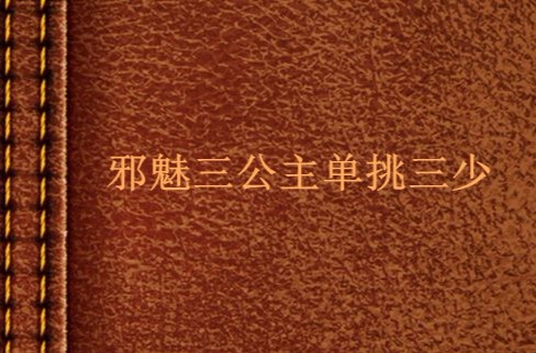 邪魅三公主单挑三少