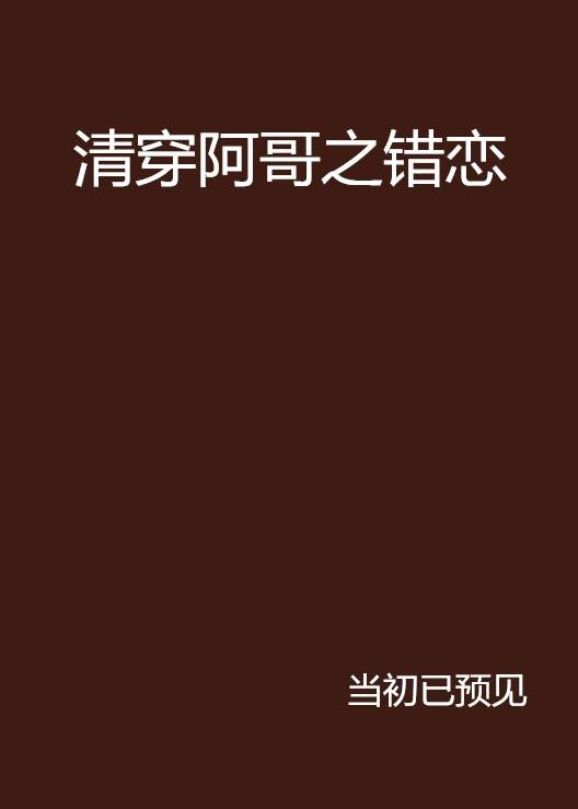 清穿阿哥之错恋