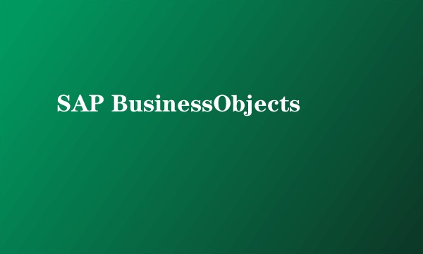 SAP BusinessObjects