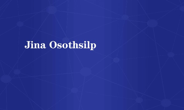 Jina Osothsilp