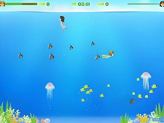 海底拾贝壳